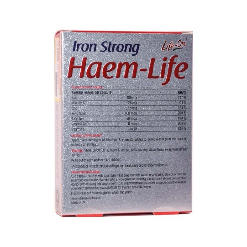 کپسول هم لایف  آهن